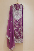 Soft organza with Kashmiri Work | Unstitched |