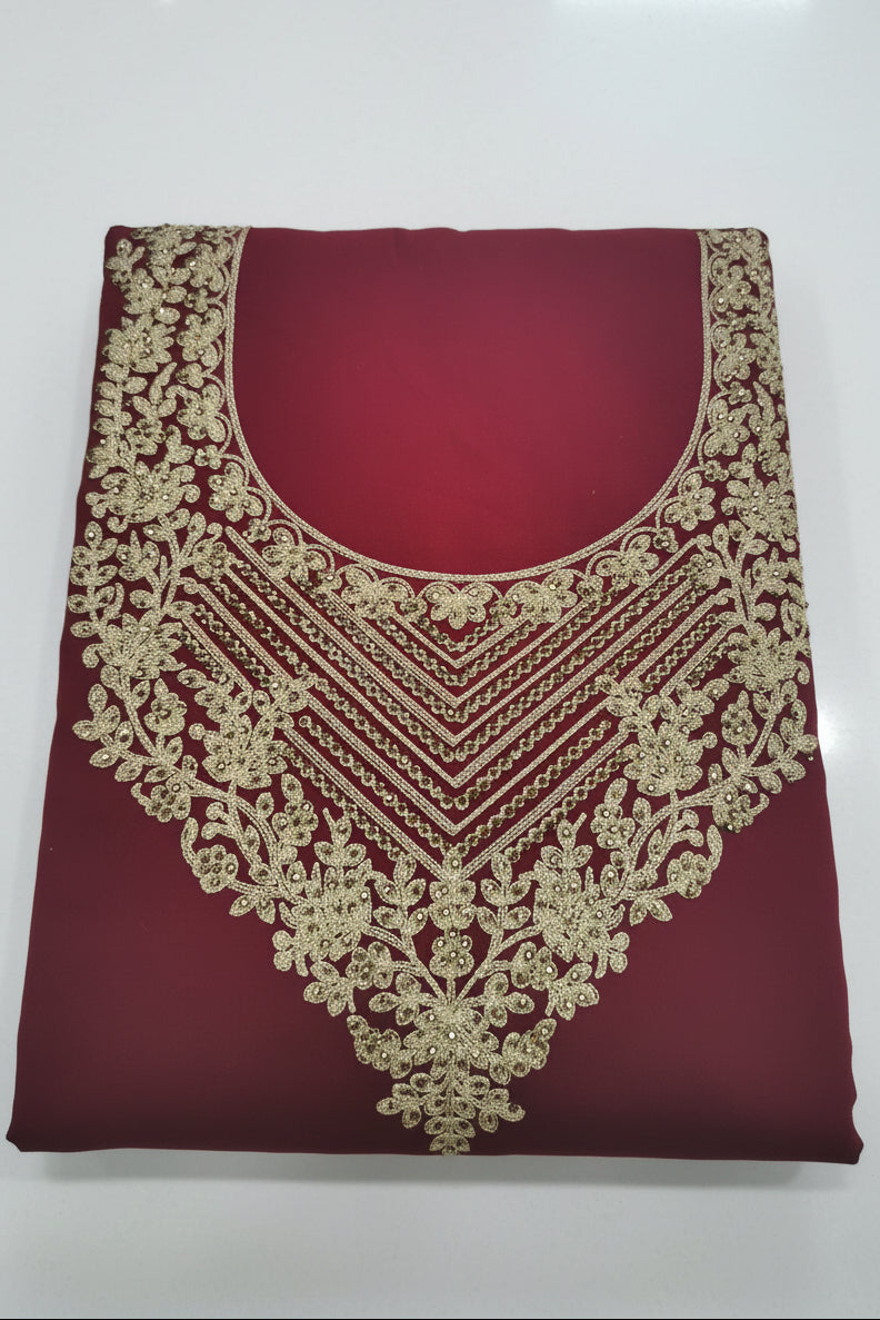 Jam Cotton All Over with Chinnon Embroider Dupatta | Unstitched |