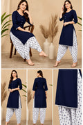 Farshi Salwar 2 Piece Rayon - NavyBlue