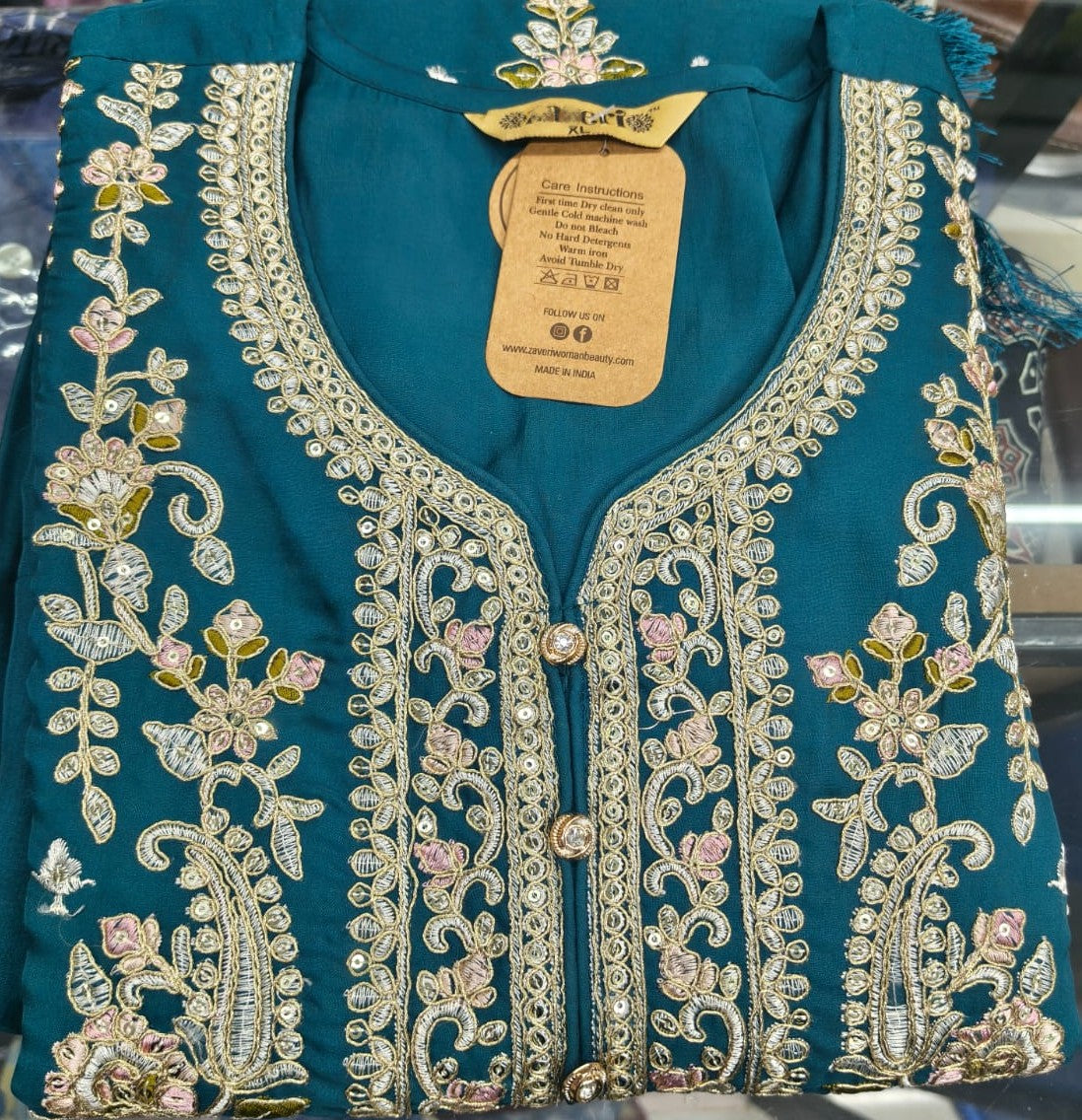 Pakistani Style Heavy Embroidery and Cut Work