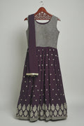 ReadyMade Dress | Heavy Embroider Georgette Gown
