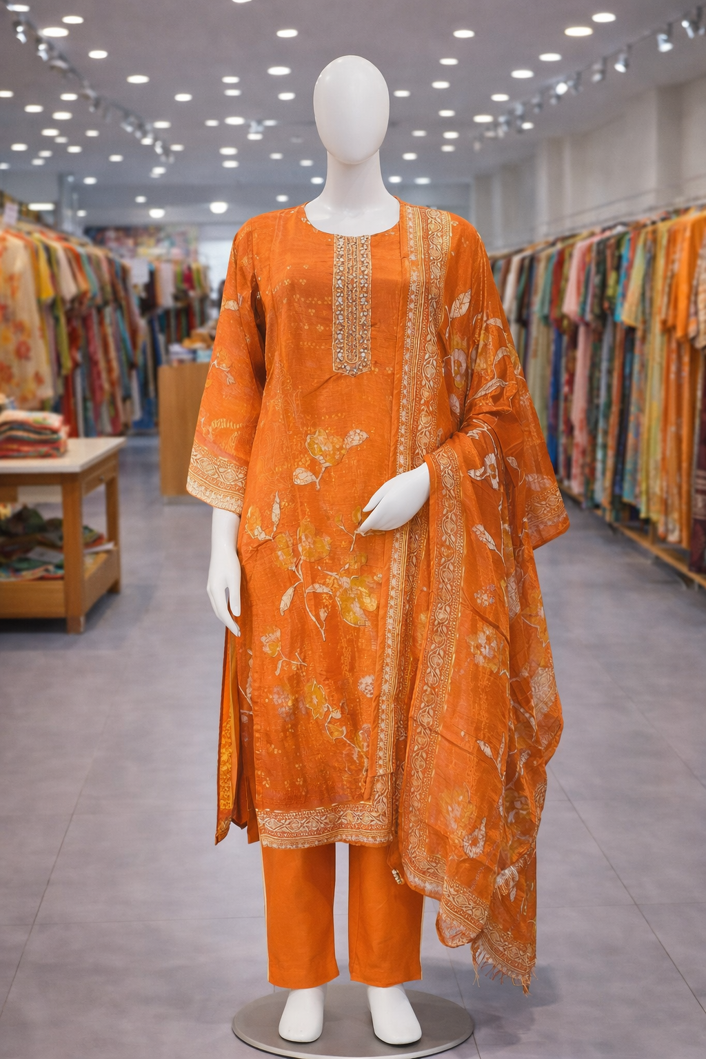 Muslin Shimmer with Handwork